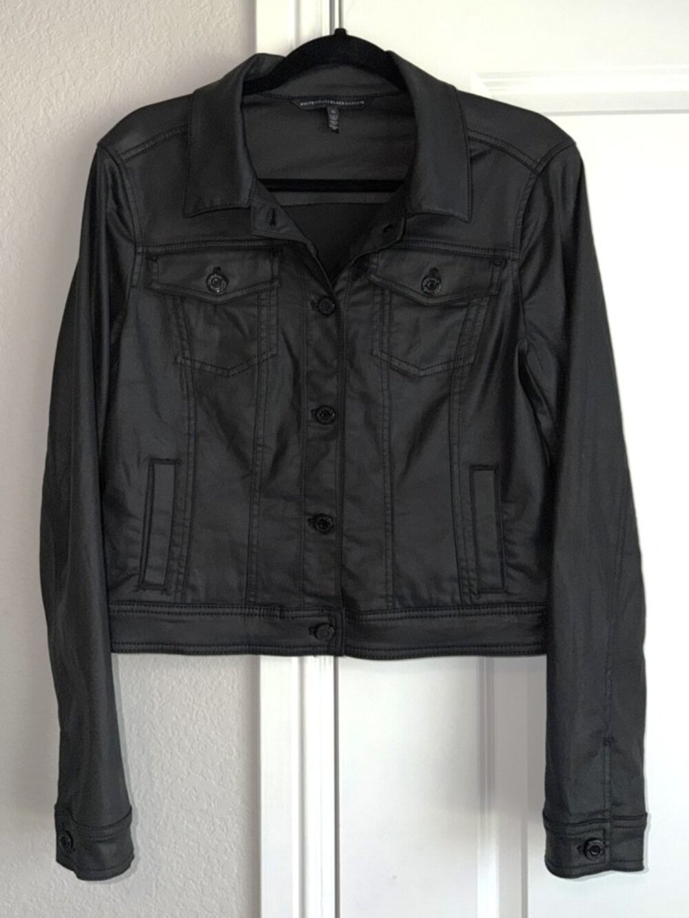 White House Black Market Black Modal Jacket - Size 12